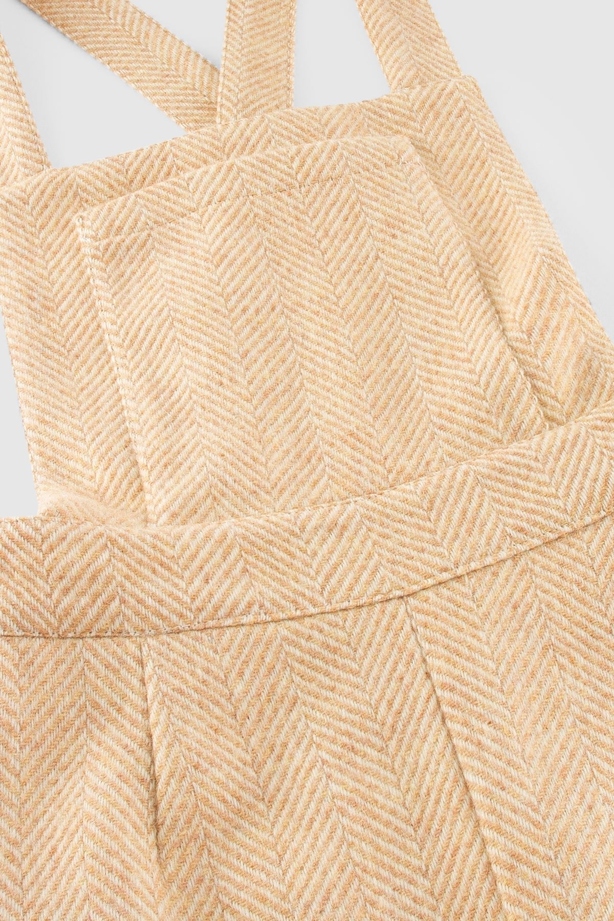 Maria de la Orden | Mushroom Jumpsuit Beige Herringbone