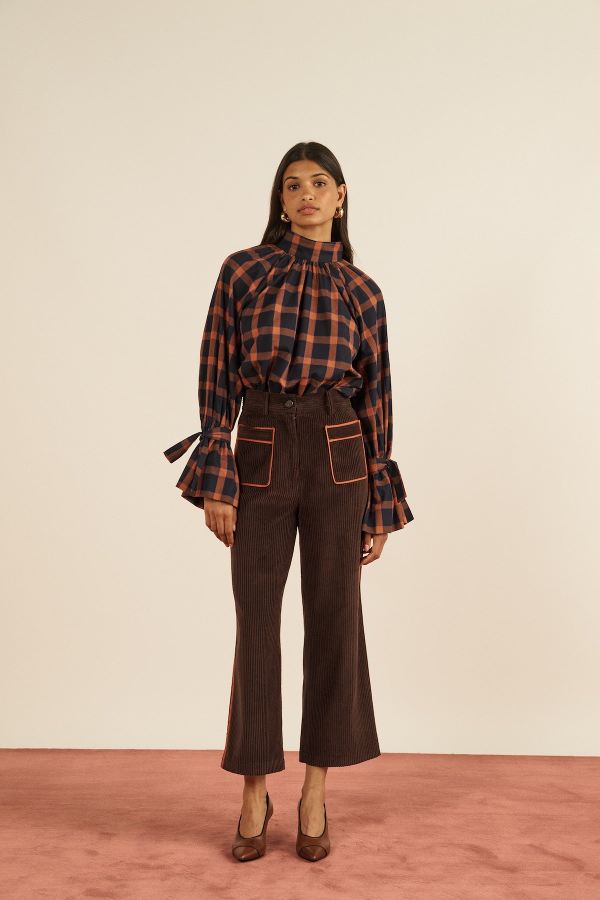 M.A.R.I.A Maria de la Orden | Niza Pants Brown Corduroy