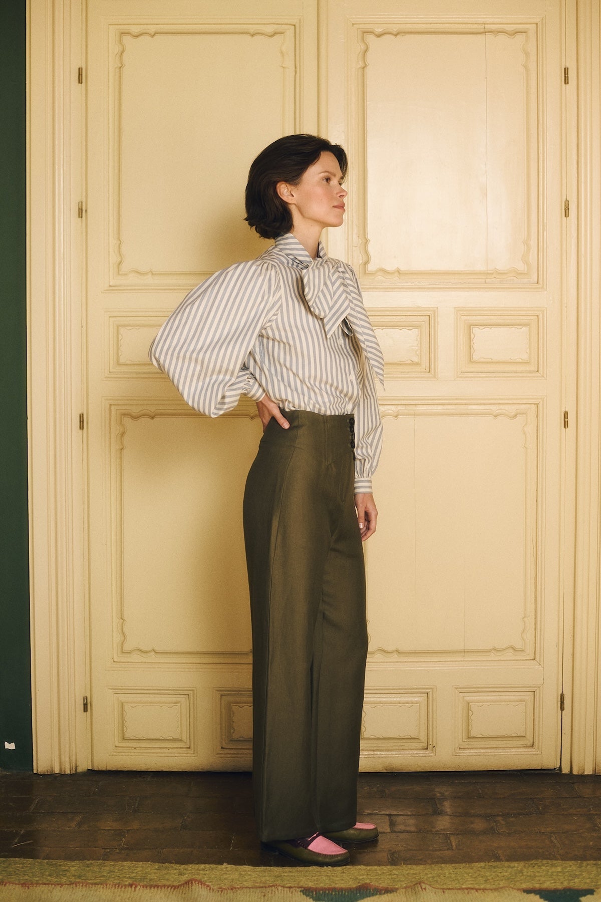 Maria de la Orden | Phoenix Pants Dark Olive