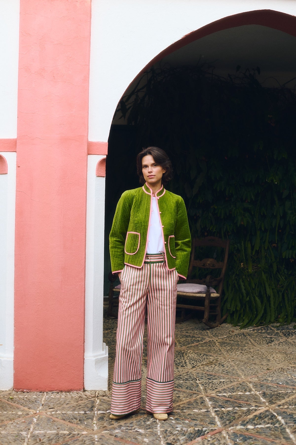 Maria de la Orden | Romeo Pants Purple Stripes