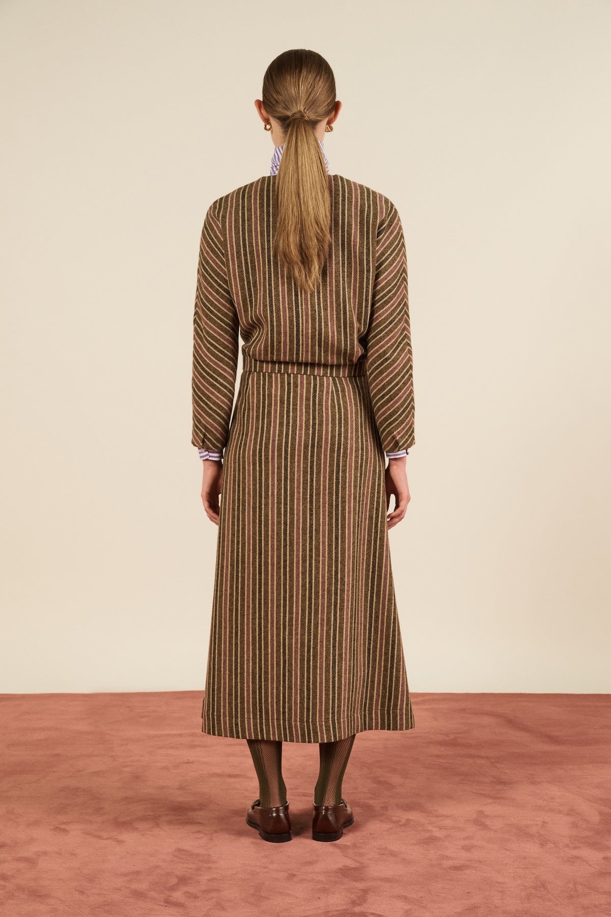 Maria de la Orden | Sacha Skirt Purple Stripes Maria de la Orden | Sacha Skirt Purple Stripes