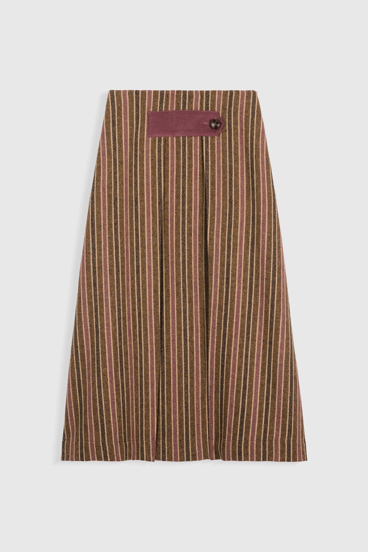 Maria de la Orden | Sacha Skirt Purple Stripes