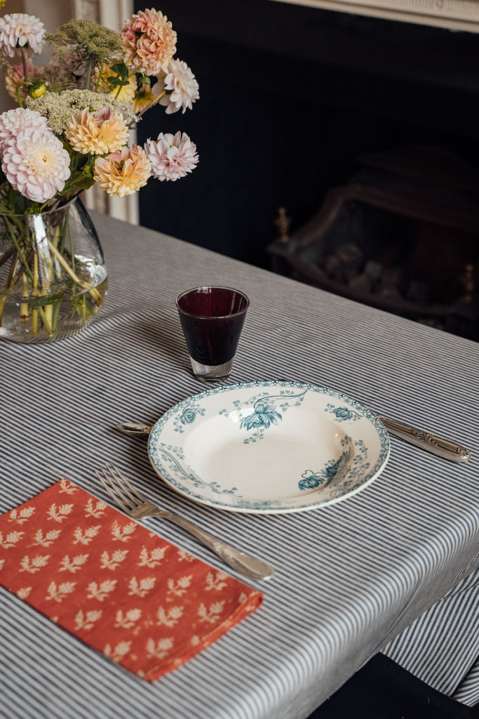 Tablecloth Blue Stripes - Maria de la Orden