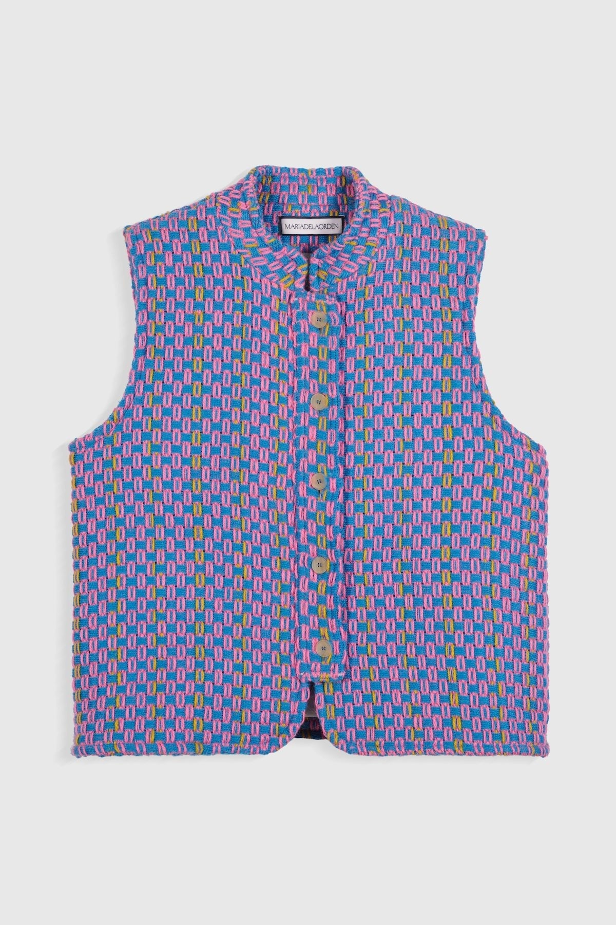 Maria de la Orden | Thelma Vest Swedish Blue Tweed