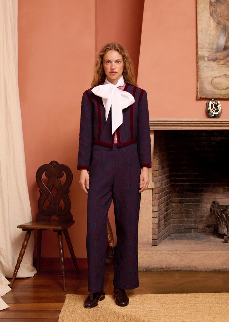 Maria de la Orden | Giverni Vest Pink Flowers