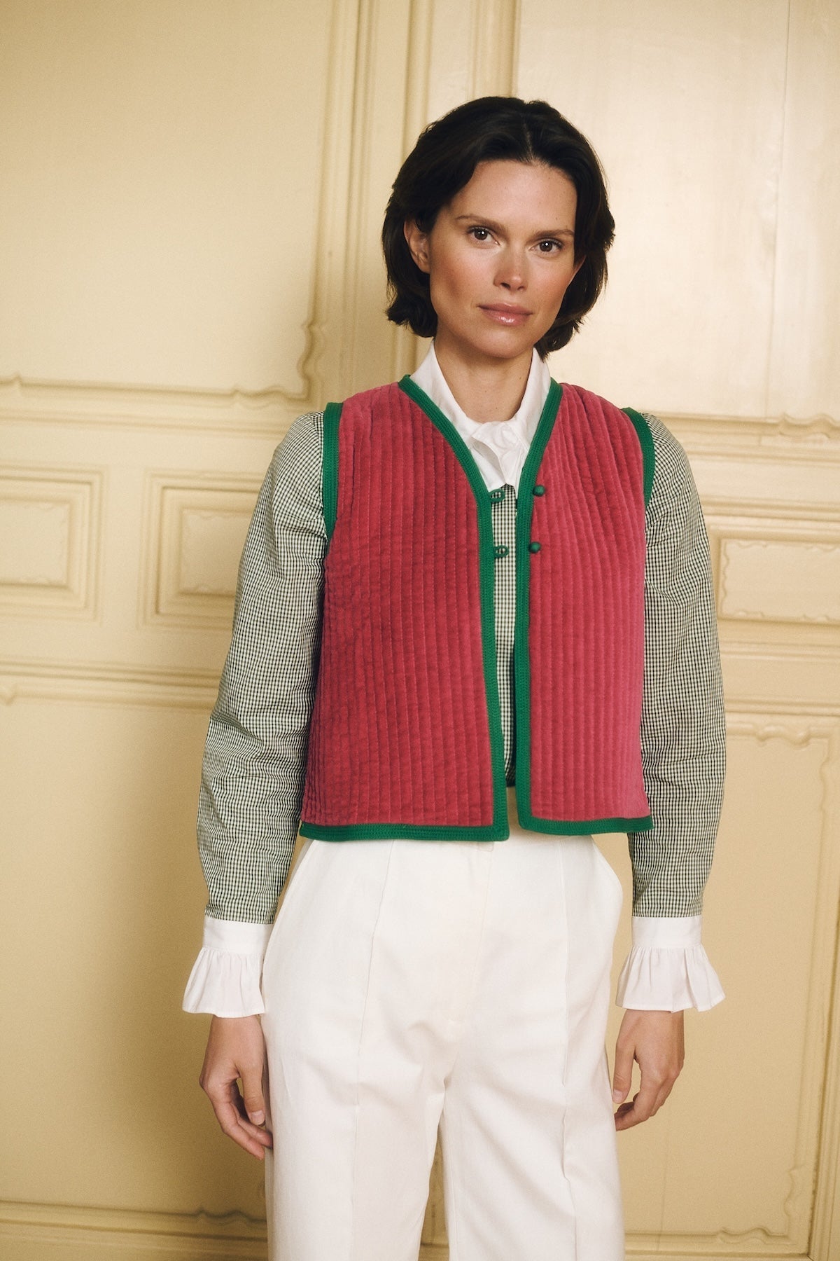 Violet Vest by Maria de la Orden