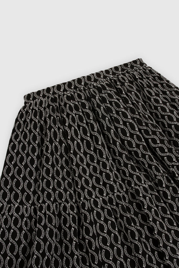 Luna Skirt Black & White - Maria de la Orden
