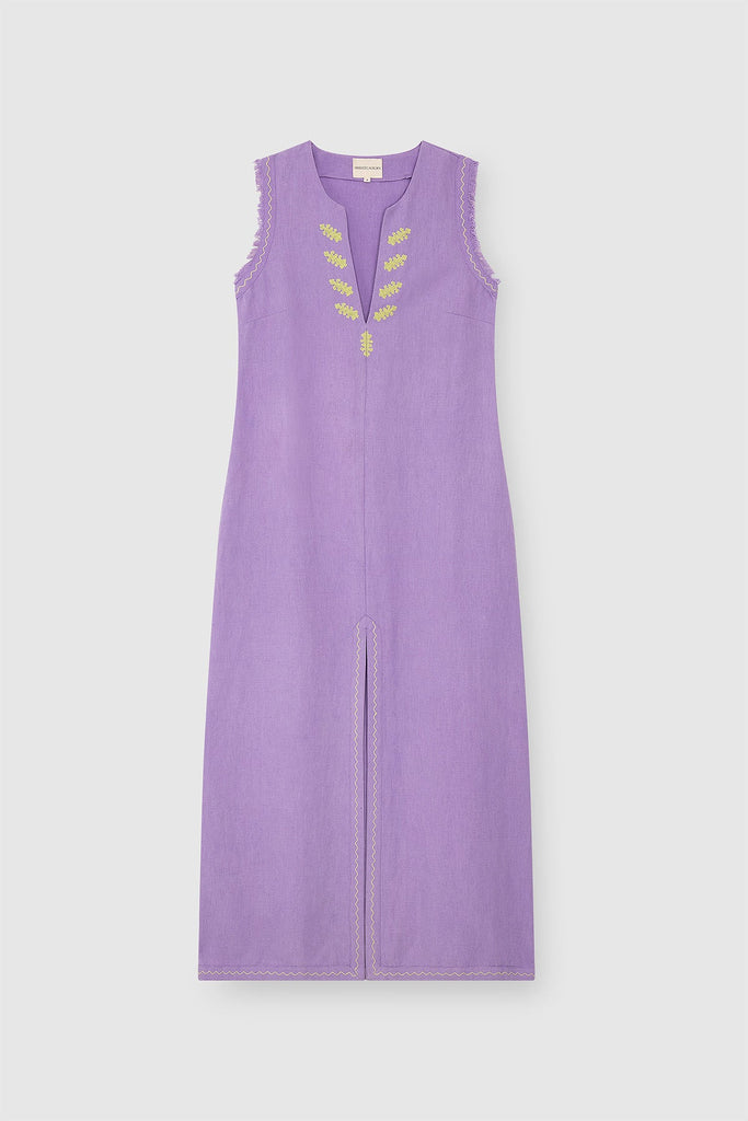 Olbia Dress Embroidered - Maria de la Orden