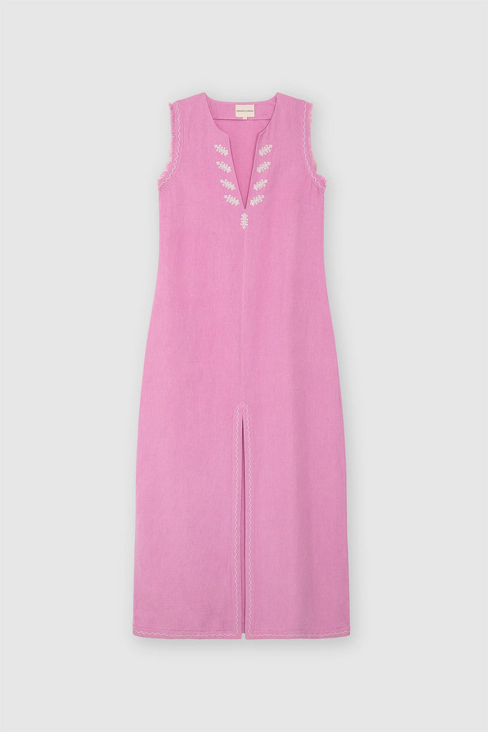 Olbia Dress Embroidered - Maria de la Orden